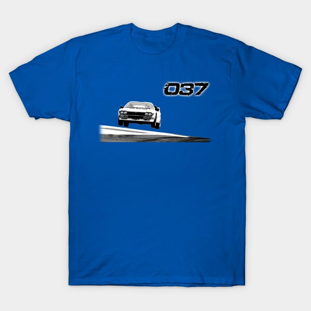 Lancia 037 T-Shirt by CoolCarVideos